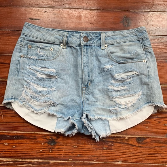 American Eagle Outfitters Pants - American Eagle Hi-Rise Festival Distressed Jean Shorts